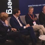 Calum Chace discussing AI with George Osborne previously Chancellor of the Exchequer.