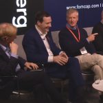 Calum Chace discussing AI with George Osborne previously Chancellor of the Exchequer.