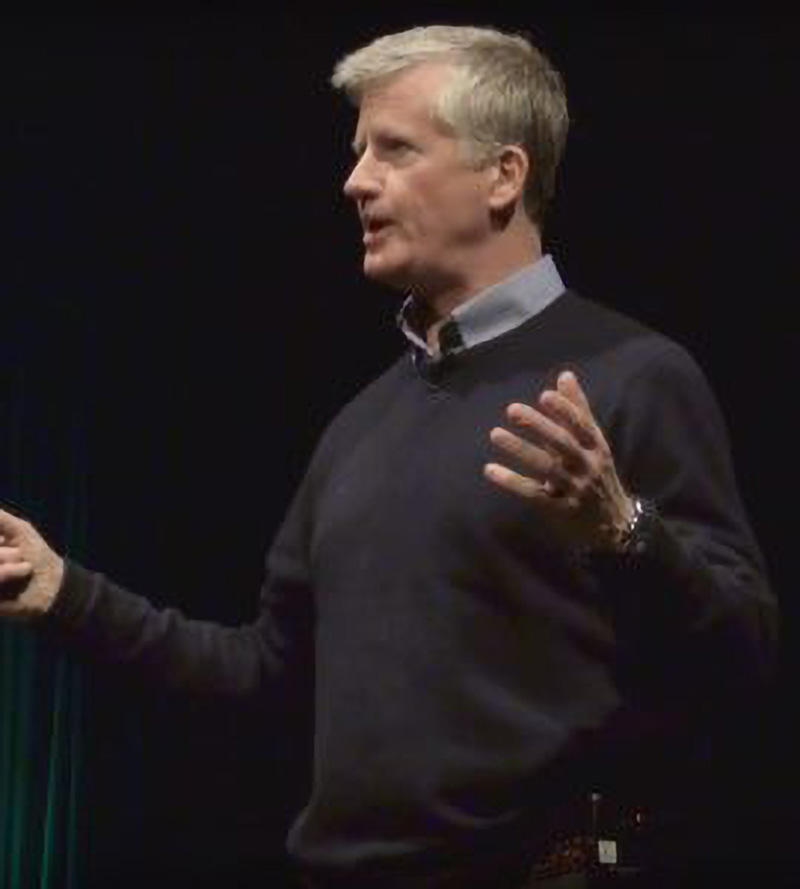 Calum Chace at speaking event.