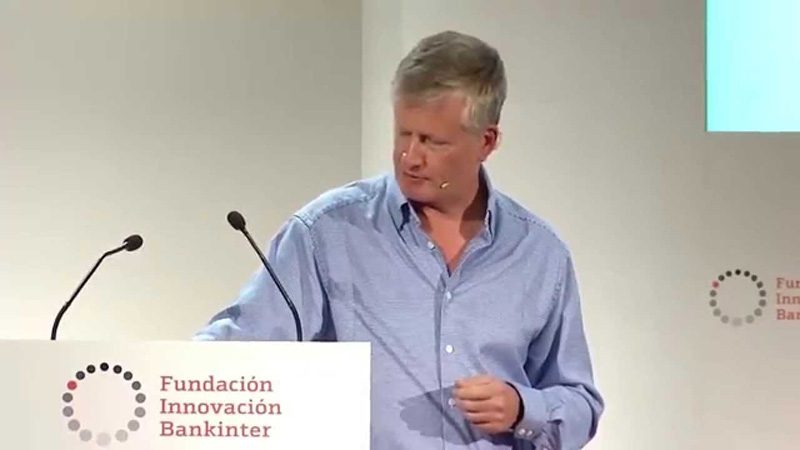 Calum Chace at speaking event.