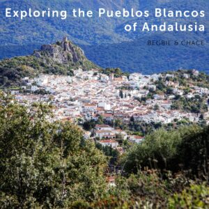 A pueblo blanco slung like a hammock between peaks in the Andalucian mountains