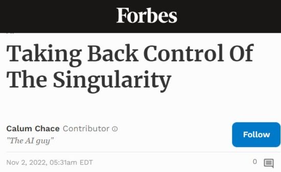 Taking back control of the Singularity