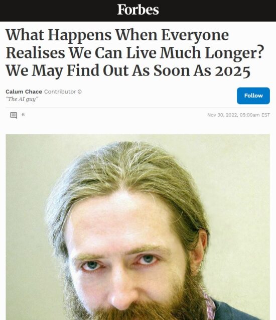 What happens when everyone realises we can live much longer? We may find out as soon as 2025. With Aubrey de Grey