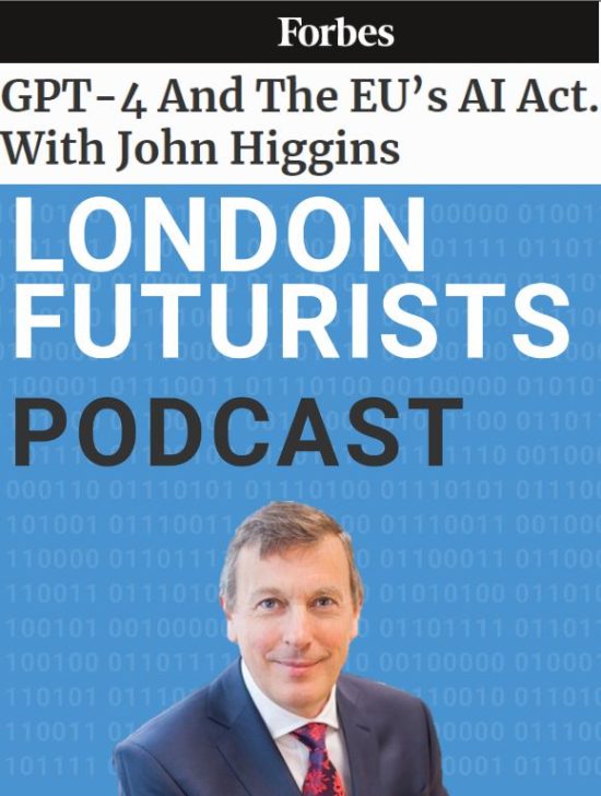 GPT-4 and the EU’s AI Act. With John Higgins