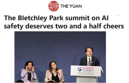 The Bletchley Park summit on AI safety deserves two and a half cheers